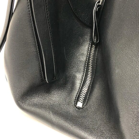 LOEWE hammock Medium 2WAY Hand Bag Leather Black/SilverHardware - Picture 7 of 14
